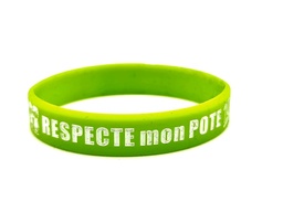 Bracelet Vert - Blanc